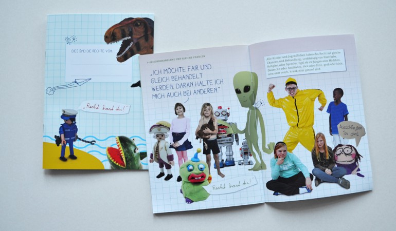 Folder für den Kinderschutzbund